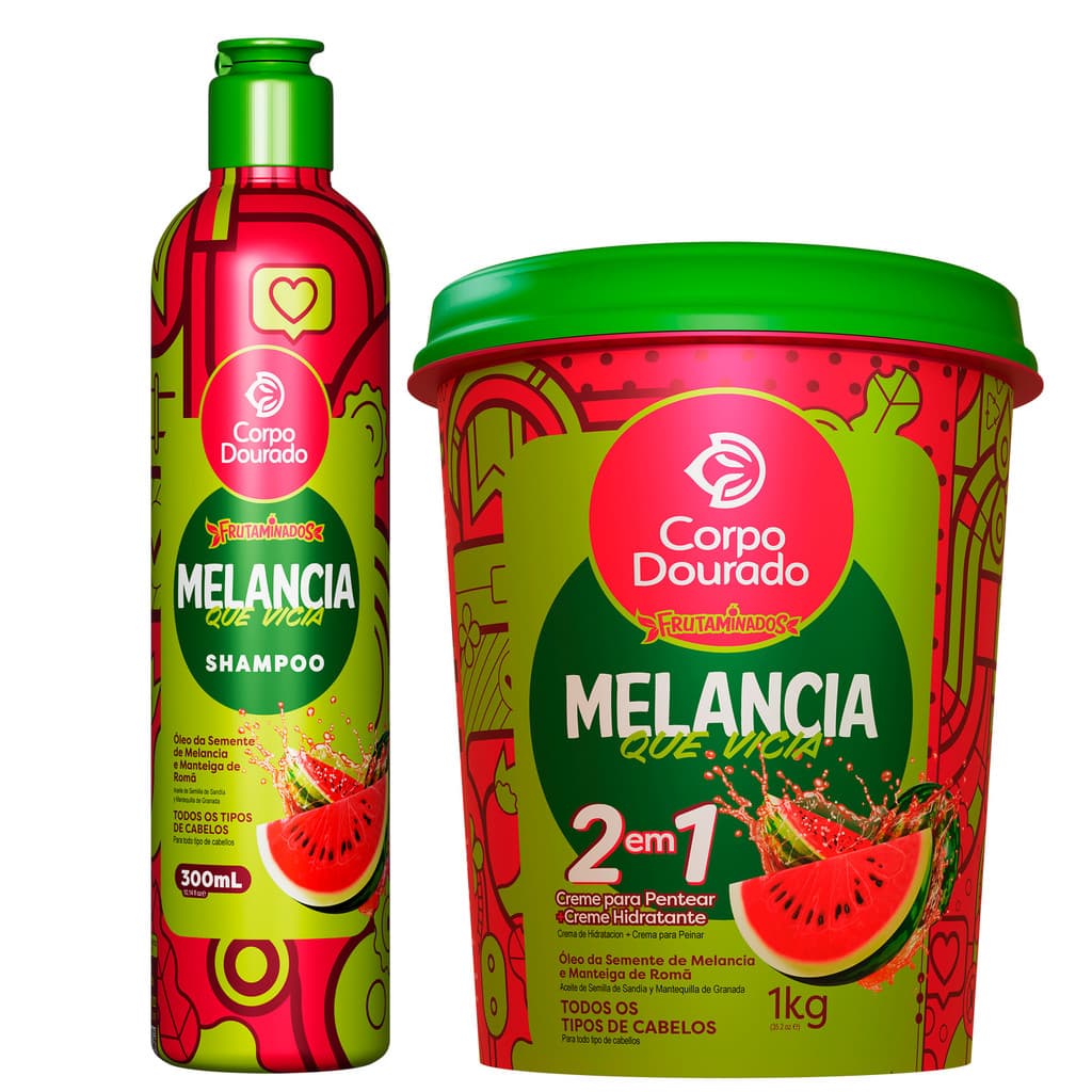 KIT CAPILAR MELANCIA QUE VICIA