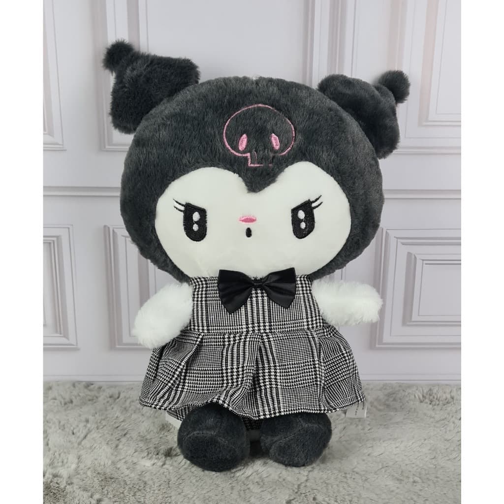 Pelúcia Kuromi 30cm Turma da Hello Kitty Brinquedos Anime Plush Toys Kids