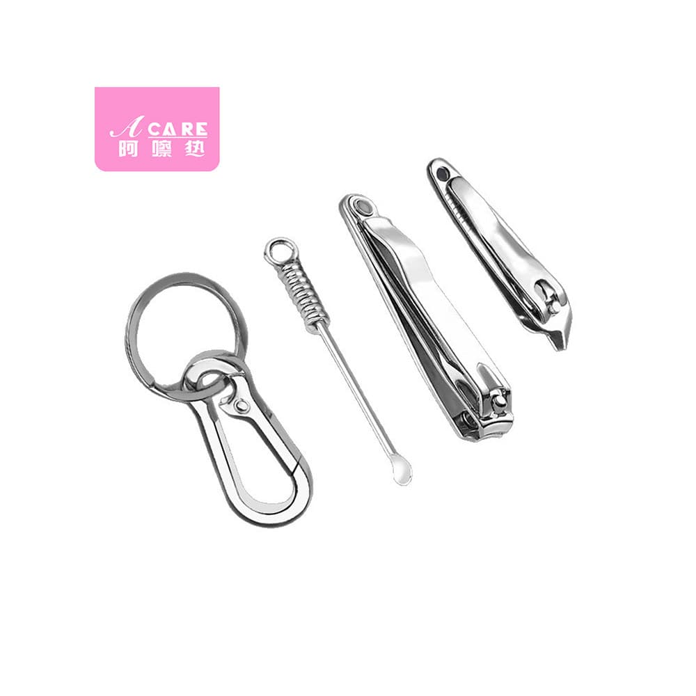 Chaveiro cortador de unhas A1zoq001-Ear Picking Chaveiro Pingente Aparador de unhas Colher de colheita de orelha Cortado