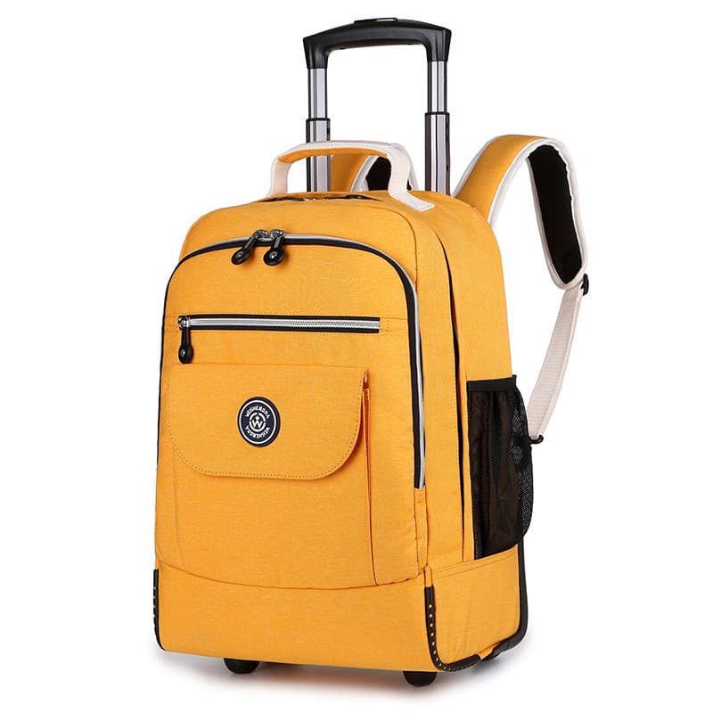 Carrinho mochila estudantes do ensino médio mochila de grande capacidade saco de carrinho masculino escola primária