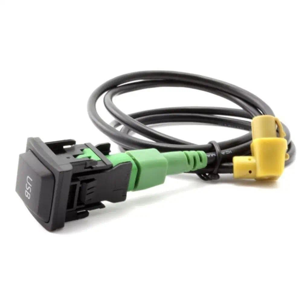 Cabo De Entrada USB Chicote De Fios Adaptador Aux Para BMW Série 3 5 E88 E87 E90 E91 E92 F10 F11 F18 F12 F13 F01 F02 F03