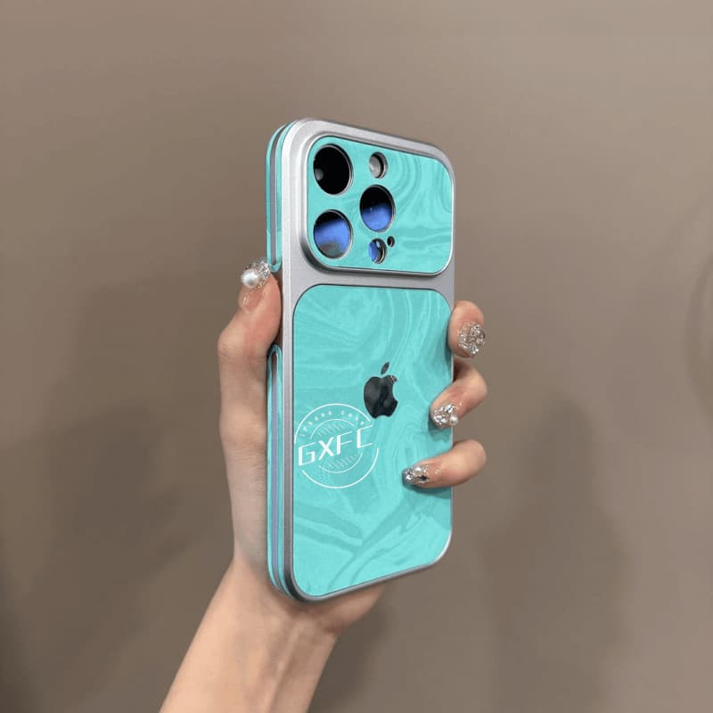 Capa Elegante Gradiente De Veludo Para iPhone 17 16 15 14 13 Pro Max Traseira Resistente A Choques