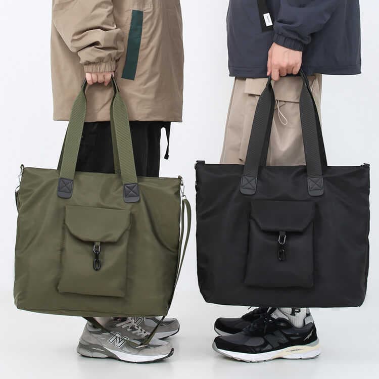 Bolsa de ombro portátil Street Wear grande capacidade sacola masculina Casual computador mochila saco de compras saco do