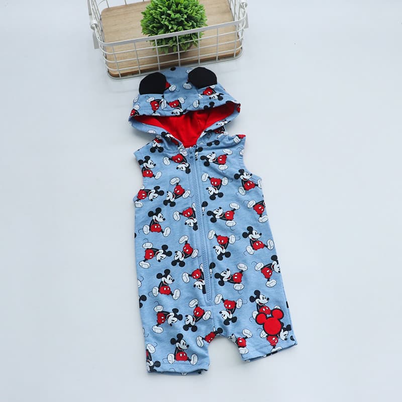 Macacão Boxer Casual com capuz para bebês de 0 a 24 meses, macacão estilo roupas