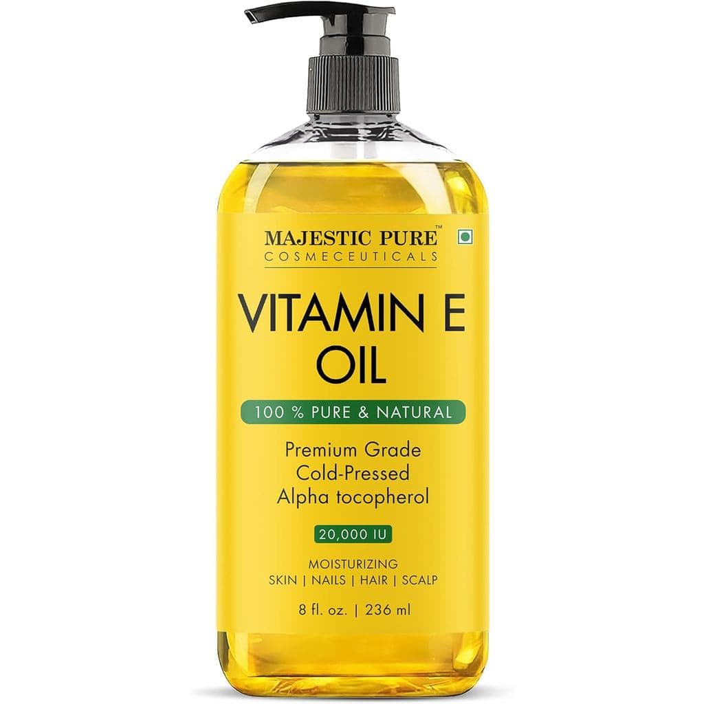 Óleo Puro Majestic - 100% Puro e Natural - Óleo Natural para Crescimento Capilar, Livre de Hexano e Prensado a Frio, par