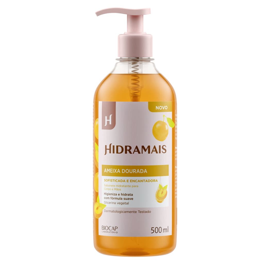 Sabonete Ameixa Dourada 500ml | Higieniza e Hidrata