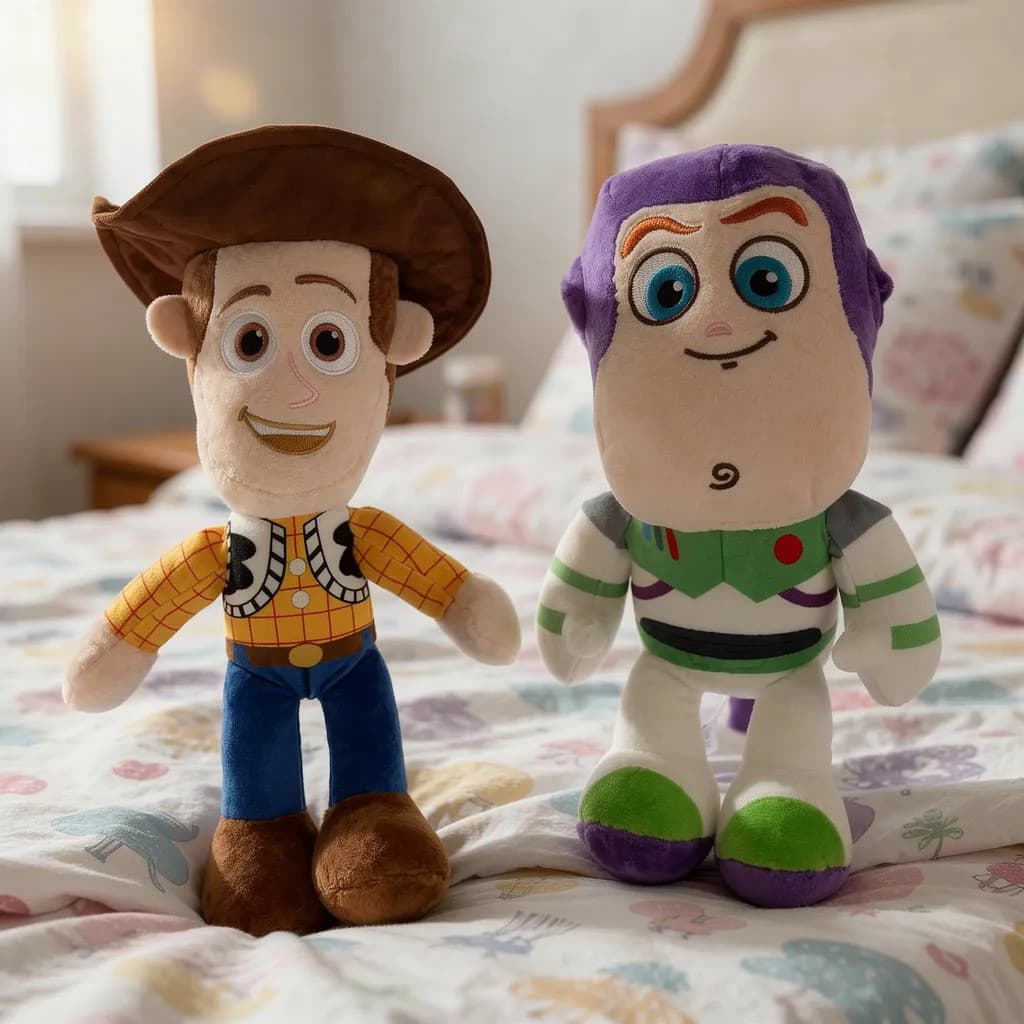 Kit 2 Bonecos Pelúcia Toy Story Woody , Buzz E Jessie Macio