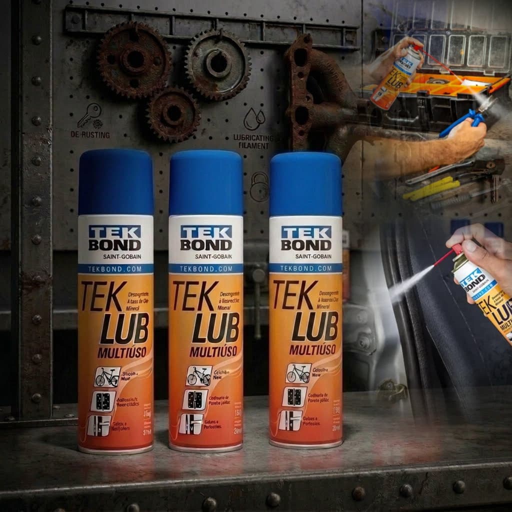 Kit 3 Spray Lubrificante / Desengripante Tek Bond 300ml/150g Antif