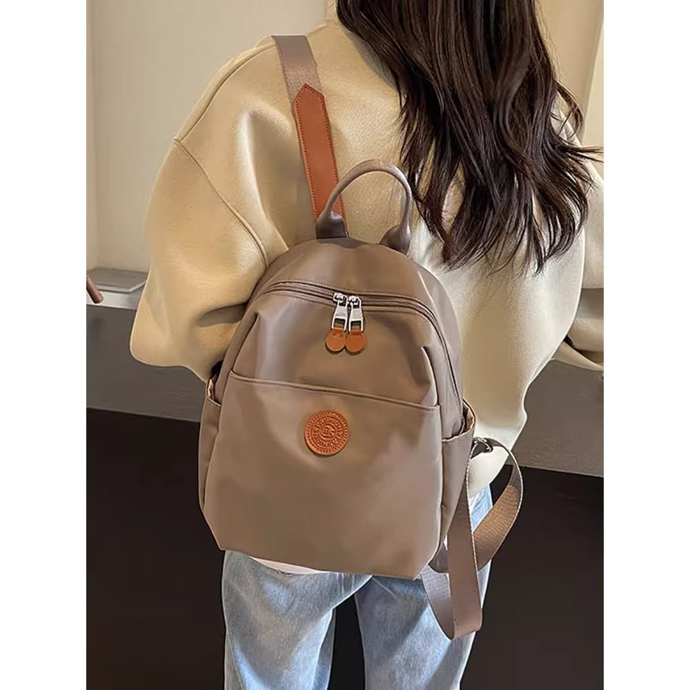 Mochila feminina 2026 novo estilo All-Match senhoras saco à prova dwaterproof água saco de escola portátil viagem pequen