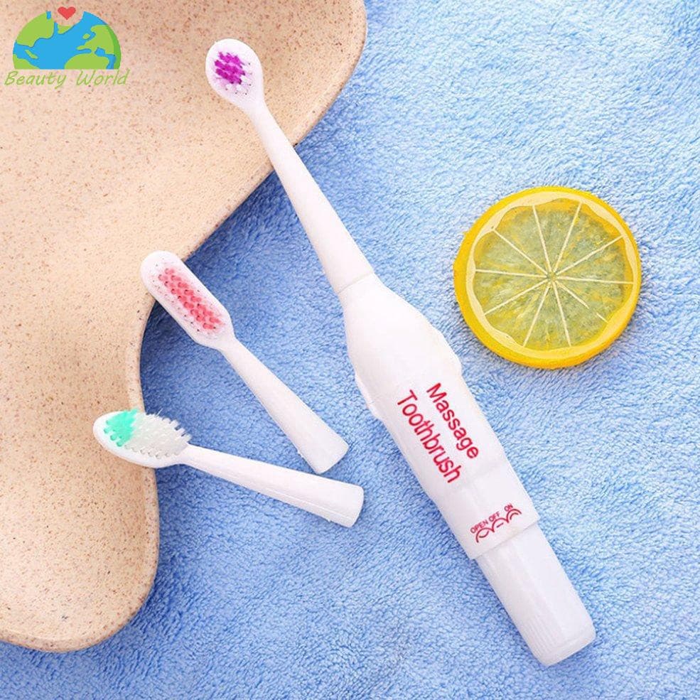 Escova de dentes elétrica com cerdas macias, incrível!