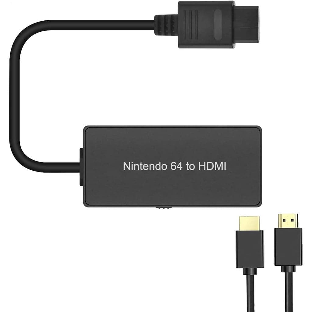 Conversor de N64 para HDMI Converte o Sinal de Vídeo do Console de Jogos N64 em Sinal HDMI Conecte Facilmente o Console