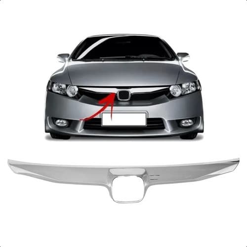 Friso Grade Civic 2009 2010 2011 Cromado