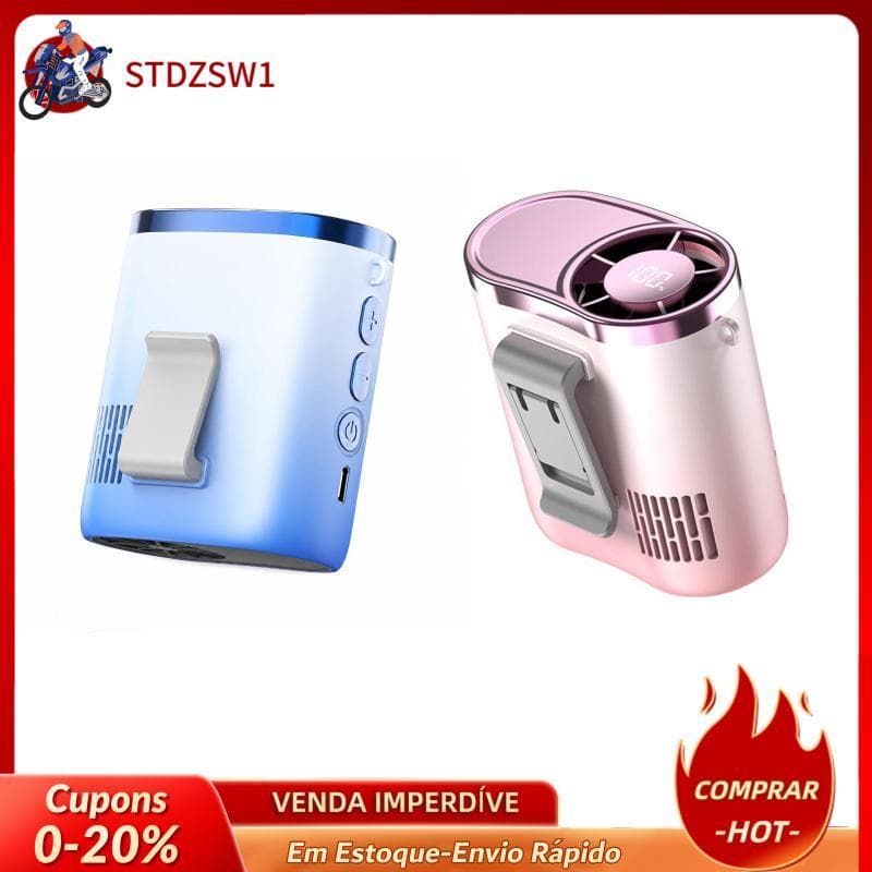 [stdzsw1] Ventilador De Cinto Pessoal Com Clipe , Portátil , Ideal Para Acampar E Pescar .