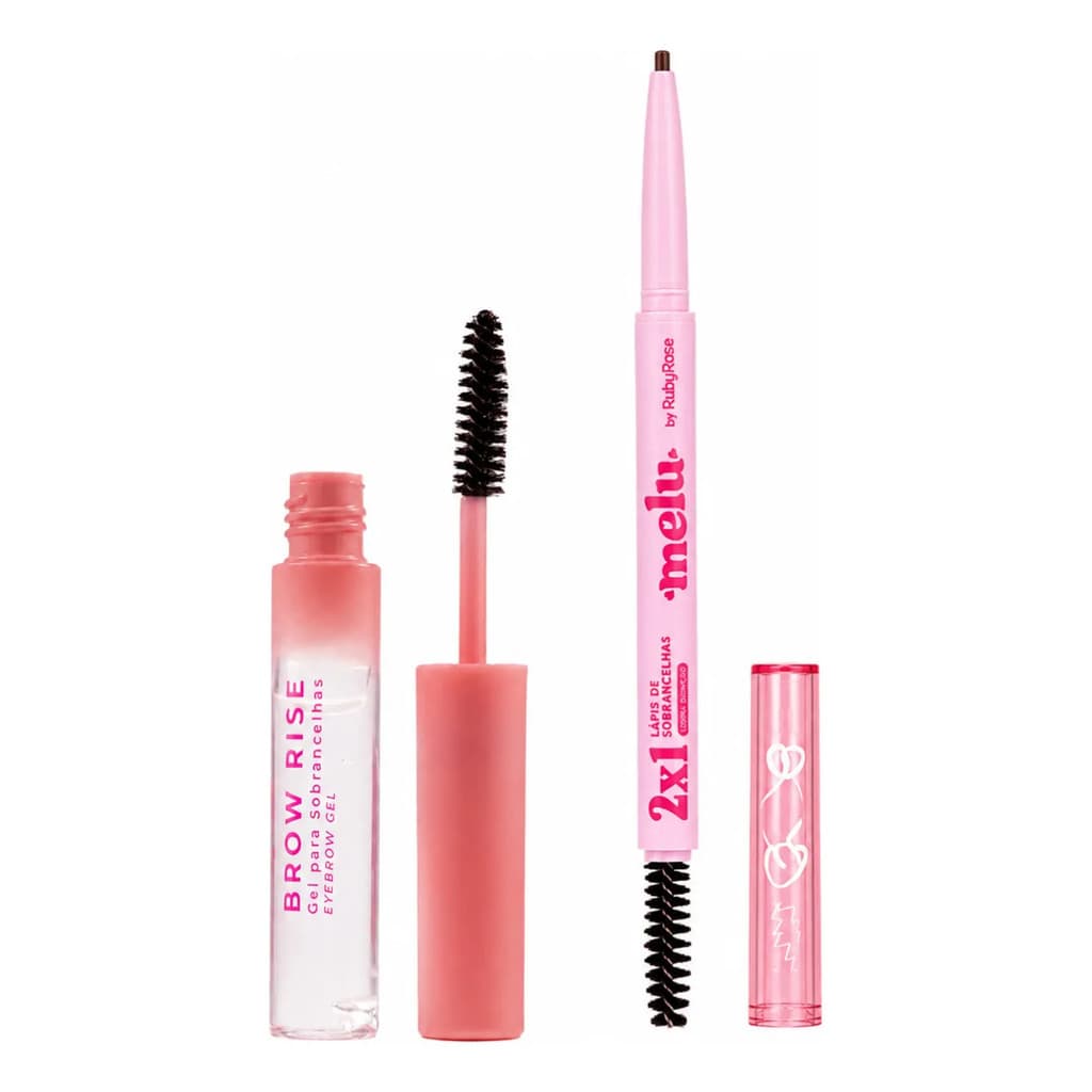 Kit Gel De Sobrancelha Brow Rise + Lápis De Sobrancelha Cor
