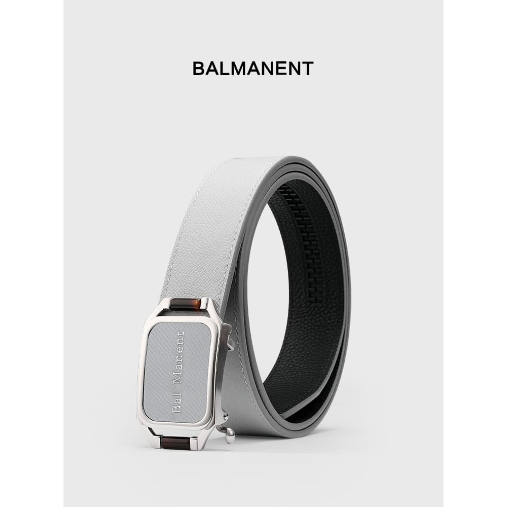 Cinto masculino de aço inoxidável incrustado ágata couro genuíno luxo fivela automática terno cinto Designer novo estilo