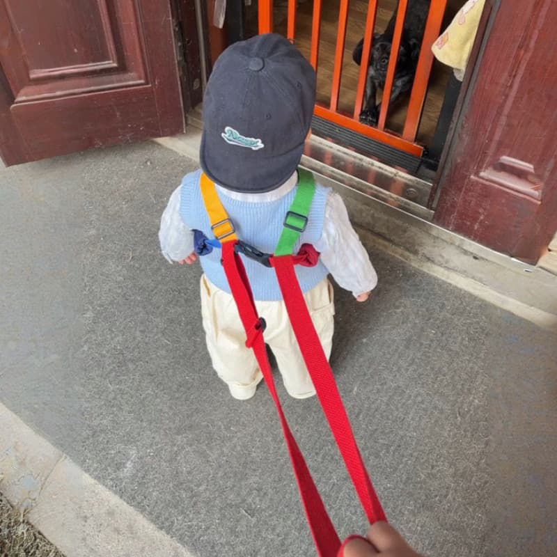 Cinto infantil aprender a andar, bebê em pé, resistente a choques, anti-tensão, ferramenta útil, anti-perda, corda de tr