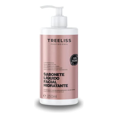 Sabonete Líquido Facial Hidratante 250ml Limpeza e Hidratação - Treeliss Profissional
