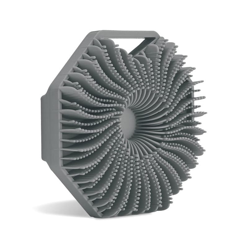 Escova de silicone para banho, mais higiênica, mais bonita, durável e uma ferramenta esfoliante suave adequada tanto par
