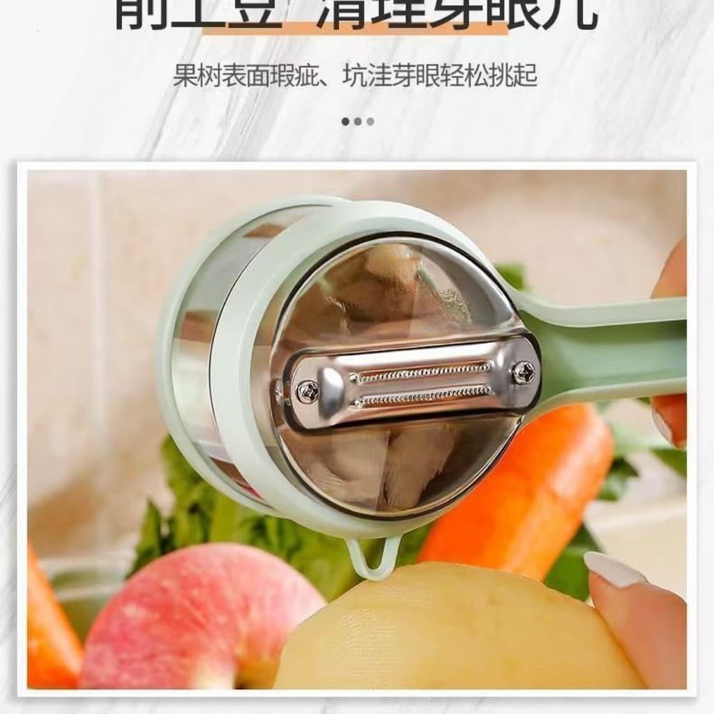 Descascador multifuncional dobrável para uso doméstico na cozinha, descascador especializado para frutas e batatas, desc
