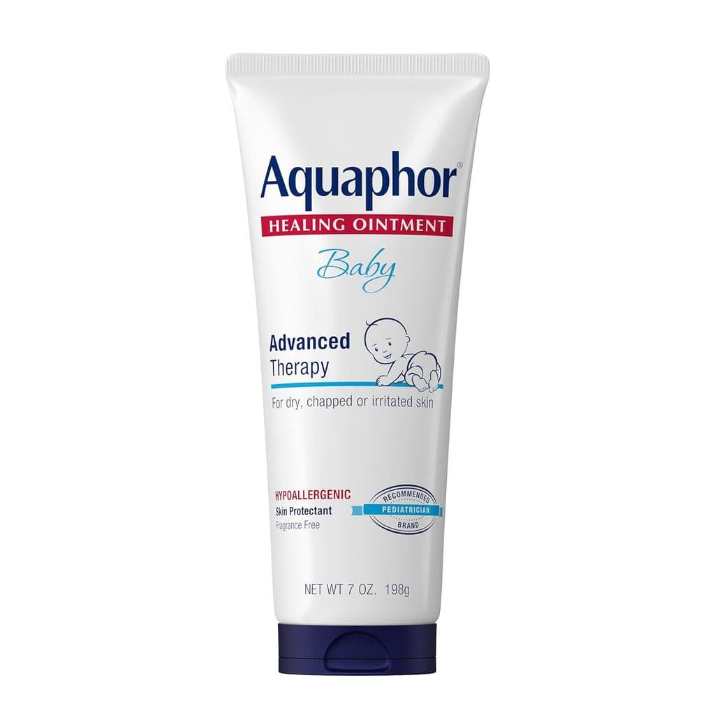 Pomada Curativa Aquaphor Baby, Protetor Terapêutico Avançado, Trata Assaduras de Fralda, Tubo de 7 oz