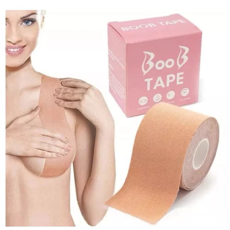 Fita para Seios Adesiva – Boob Tape 5cm x 5m – Levanta e Modela – Invisível