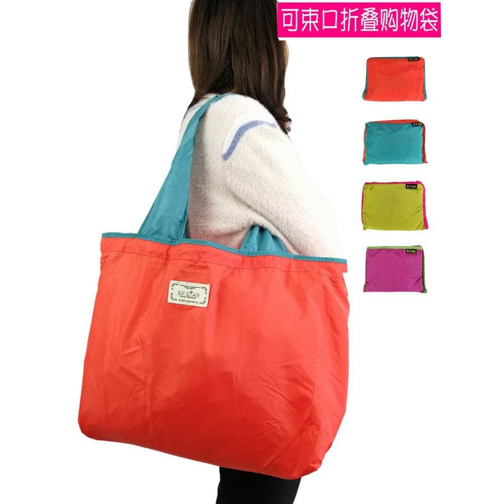 Saco de compras ecológico dobrável portátil supermercado grande sacola de compras de supermercado moda japonesa sacola d