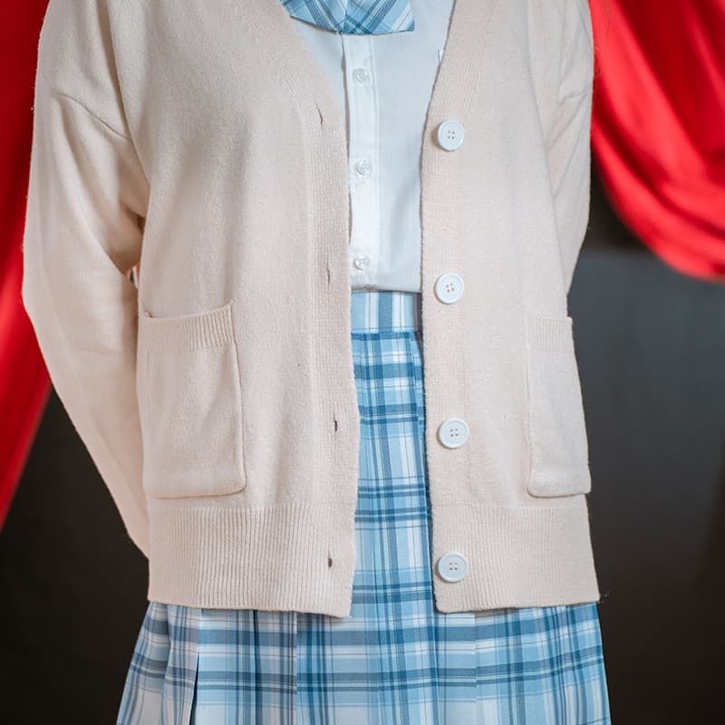 Feminino jk camisola Cardigan manga longa japonês jk jaqueta feminina estilo Preppy doce material escolar outono inverno