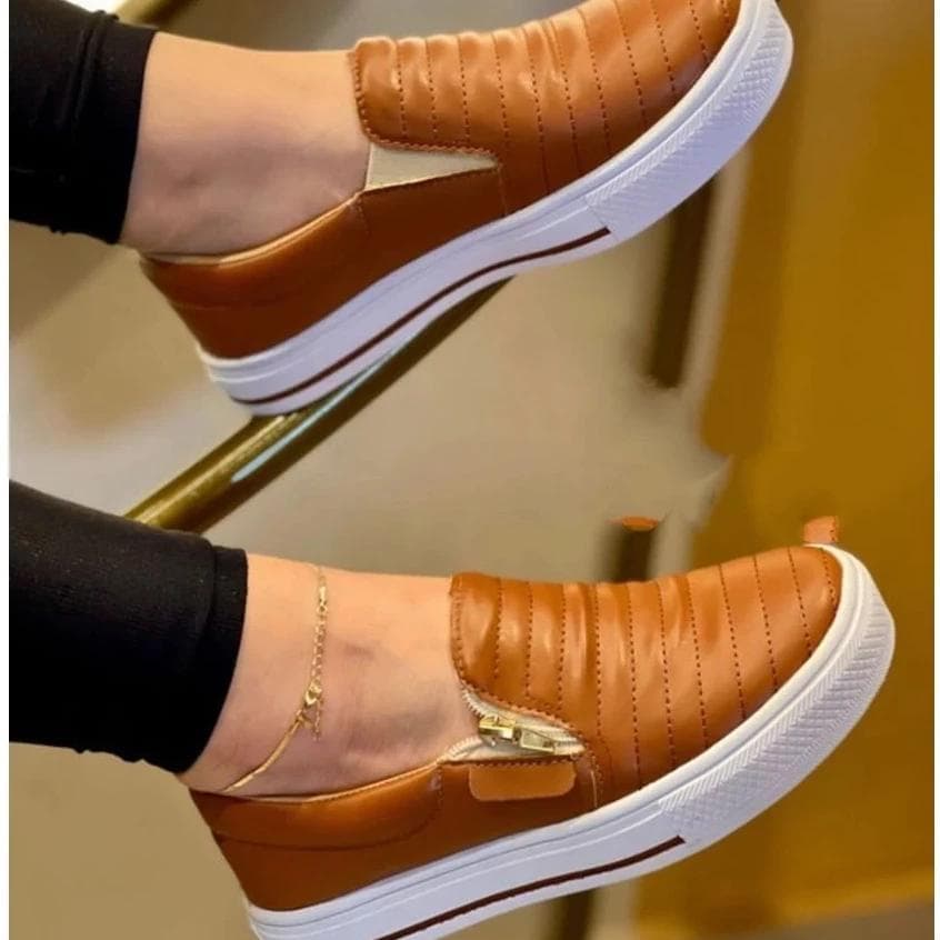 Slip On Feminino Casual Do 34 ao 43 Confortável Leve Macio Antiderrapante Dia a Dia Envio Imediato