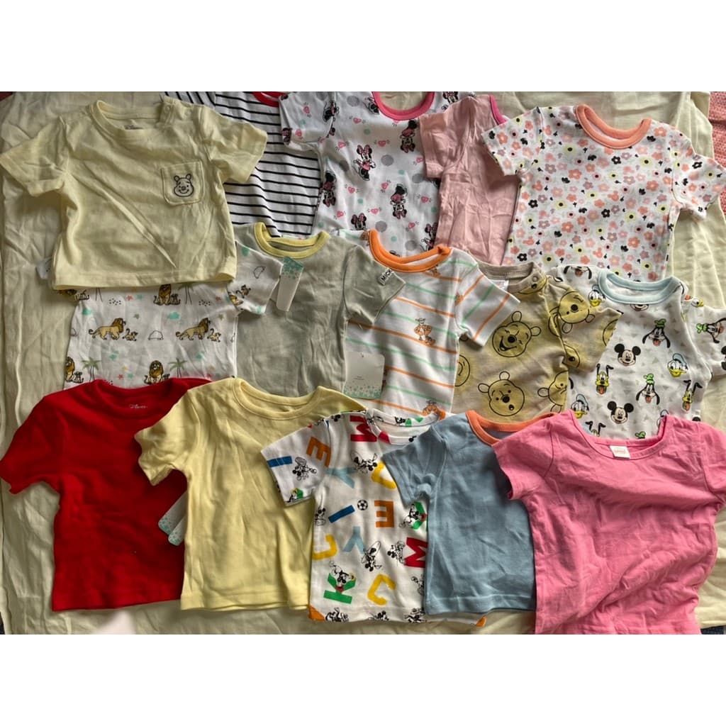 Comércio exterior di Home Nova cor camiseta de manga curta Top masculino feminino bebê