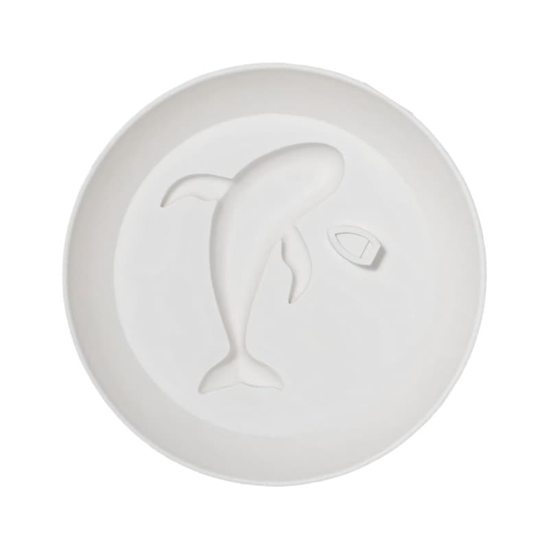 BO Tiny Whale Form Servindo Dish Solução Funcional Para Separar Molhos , Especiarias E Aperitivos