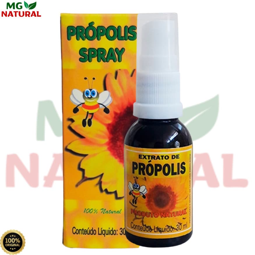 Kit 12 Unidades Própolis Spray 30ml Natural | Extrato de Própolis | Produto Tradicional e Natural