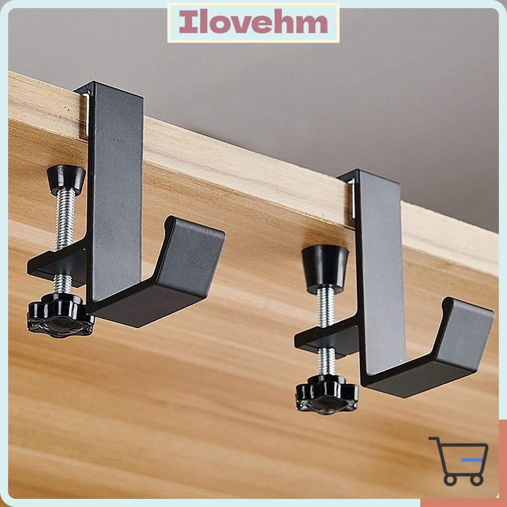 Gancho De Borda De Mesa LUCKY-ILOVEHM , Lateral Sem Perfurações Para Armazenamento De Mochila Bolsa Suspensa