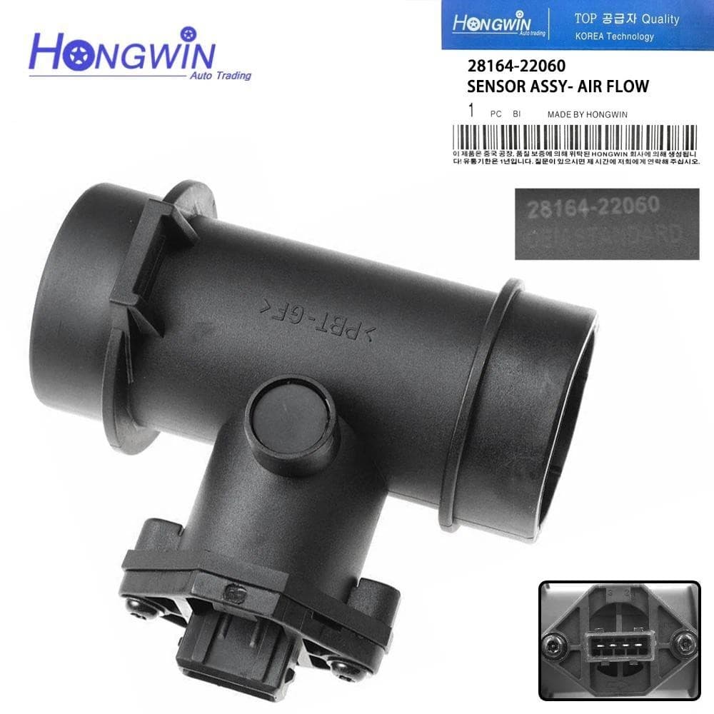 Genuíno No : 28164 22060 Medidor MAF Sensor De Fluxo De Ar Maciço Se Encaixa Hyundai Acento Scoupe 1.5L 93-99 ALFA ROMEO