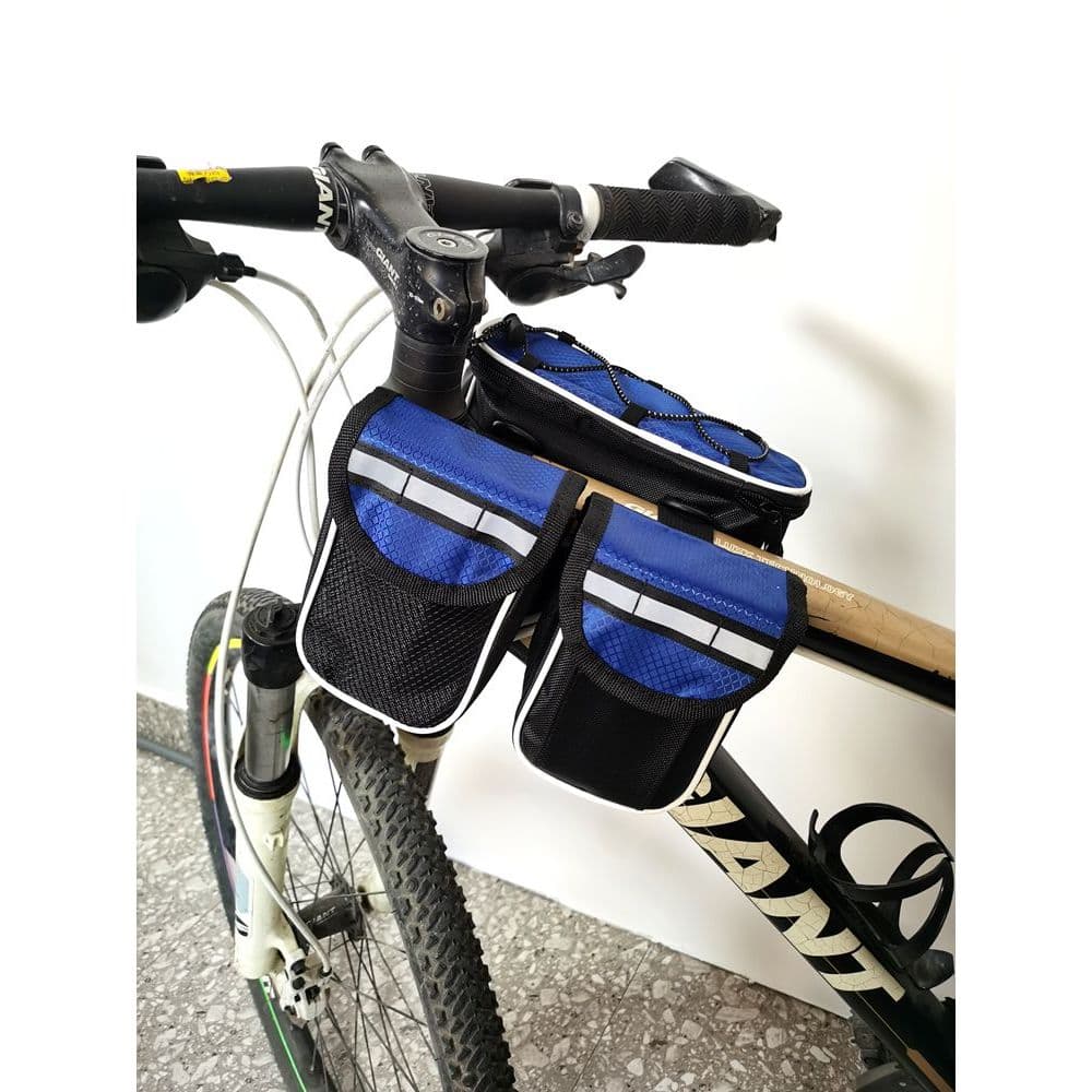Saco de bicicleta à prova dwaterproof água feixe dianteiro saco Mountain bike tubo superior saco ciclismo estrada feixe