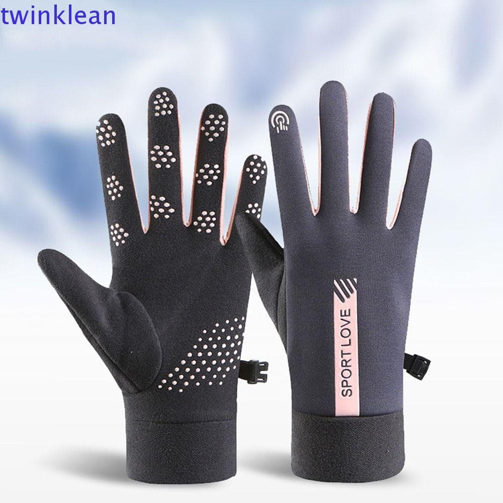 TWINKLEAN Luvas De Ciclismo Ao Ar Livre Inverno Quente Tela Sensível Toque Proteção À Prova D'água De Vento