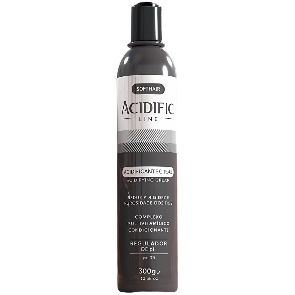 Creme Acidificante Capilar Soft Hair Tratamento Anti Porosidade Regulador Ph 300g