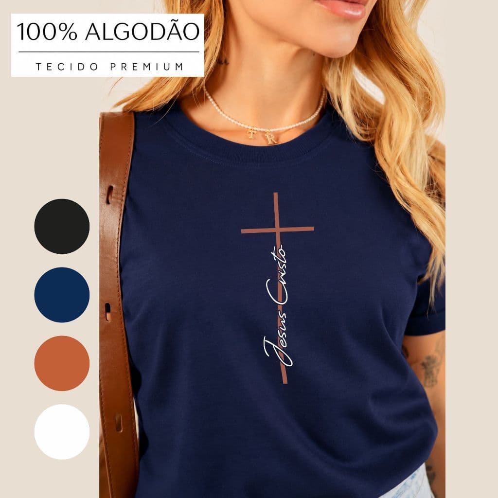 Camiseta Feminina Cristã Jesus Cristo Gospel