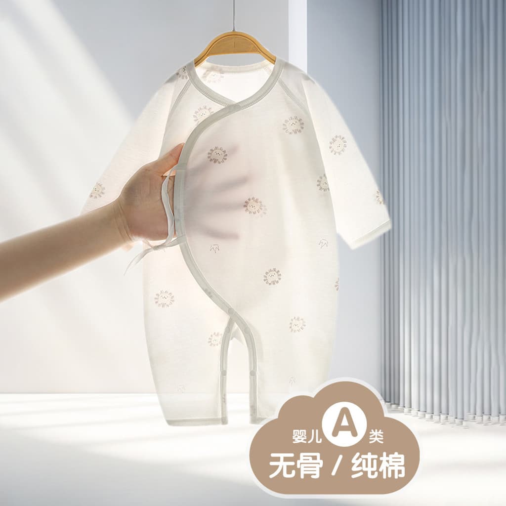 Bebê bebê roupas de verão fino recém-nascido Bodysuit puro algodão desossado 0-3 meses bebê borboleta roupas Bottoming m