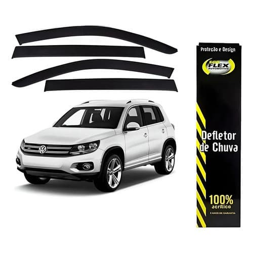 Calha Chuva Fumê Tiguan 2013 A 2017 4 Portas Promoção