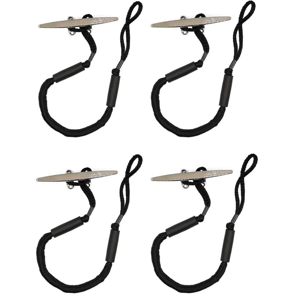 Cordas de Ancoragem Bungee - Acessórios para Barcos - Cordas de Ancoragem de 4 Pés para PWC, Jet Ski, Pontoon, Caiaque,