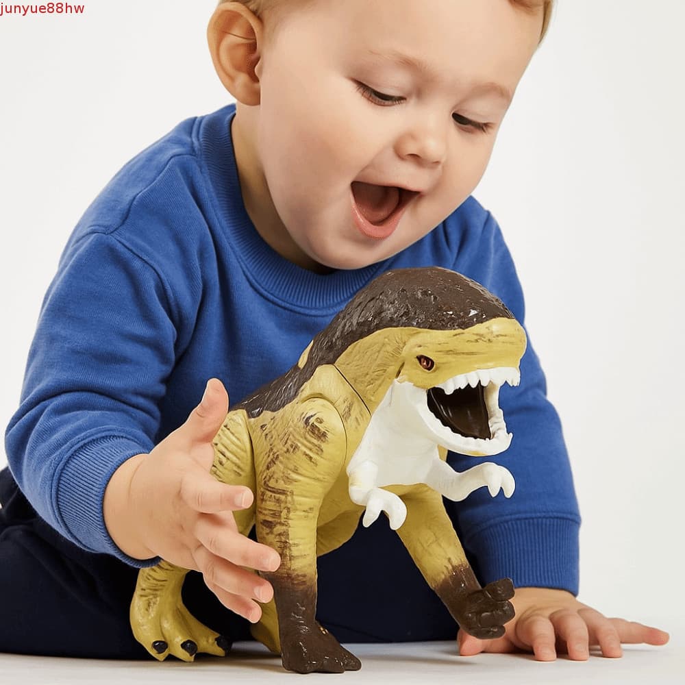 Figuras De Dinossauro De Simulação JUNYUE , Brinquedo Modelo Realista Feito À Mão Em Resina , Artesanato