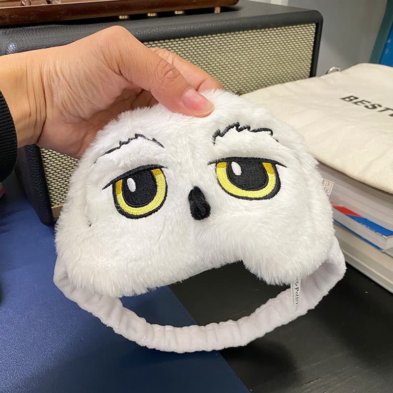 Máscara De Olho De Pelúcia Harry Hedwig , Artefato De Cochilo Para Dormir Com Bloqueio De Luz , Acessórios Fofos