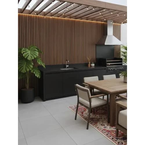 kit 20 placas ripadas autocolantes 90x11cm painel ripado mdf parede decorativa