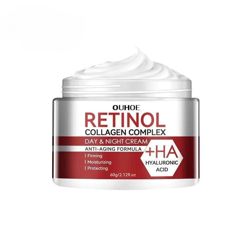 Creme Coreano de Retinol e Colágeno, Hidratante Facial Avançado para Dia e Noite com Vitamina C e Ácido Hialurônico, Ant