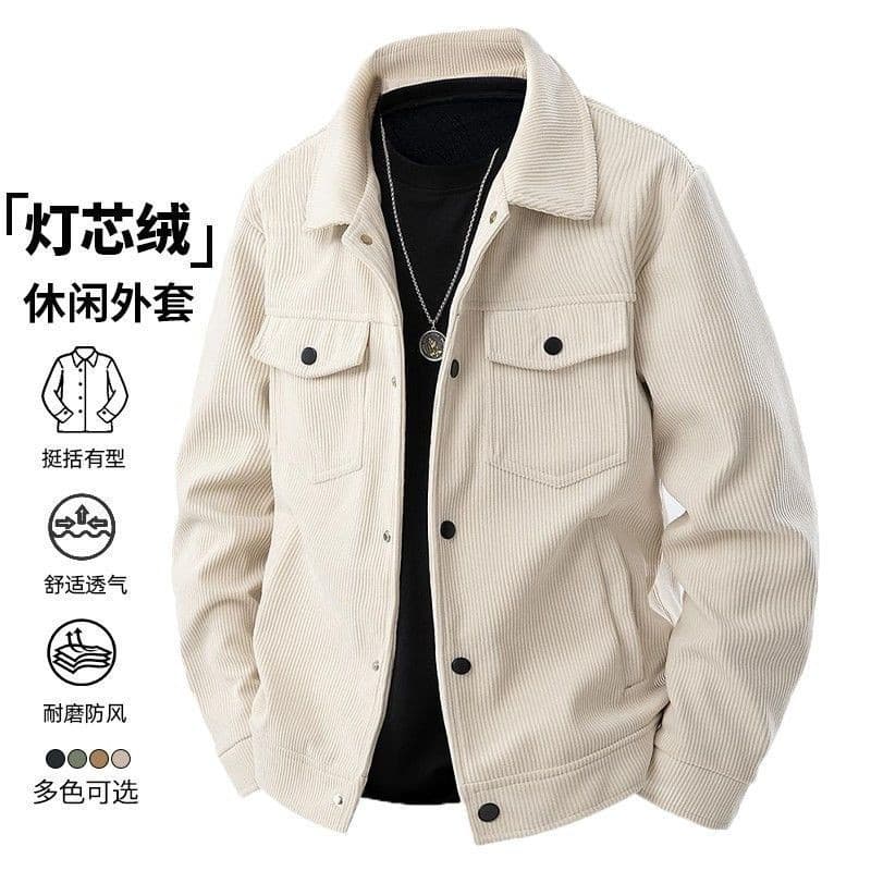 Chique Paul jaqueta masculina primavera jaqueta casual negócios vôo casual solto 2025 novo estilo jaqueta masculina