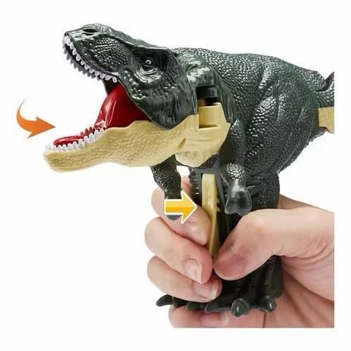 Dinossauro Rex Articulado Simulação Com Movimentos, com botão para mover a boca e a cabeça T-rex