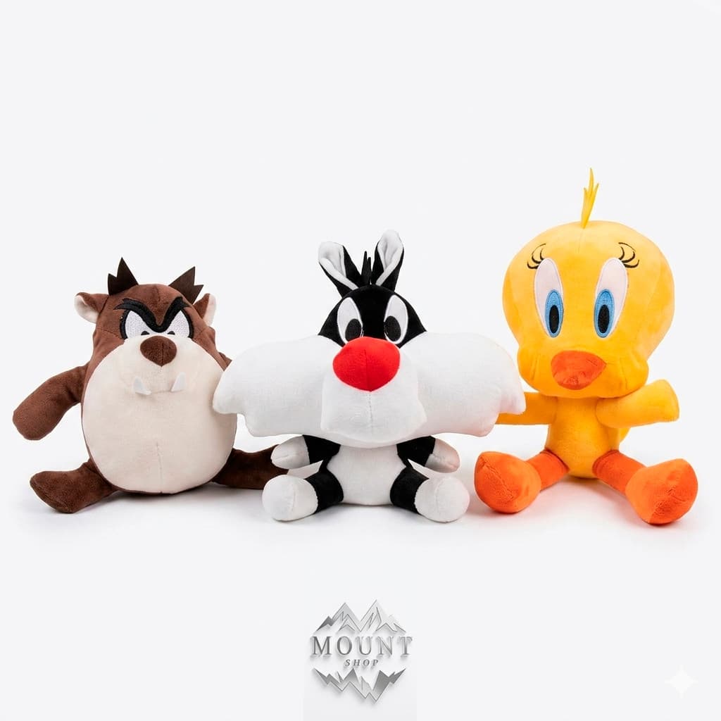 Pelúcia 20cm – Piu-Piu, Frajola, Taz ou Patolino - Presentes
