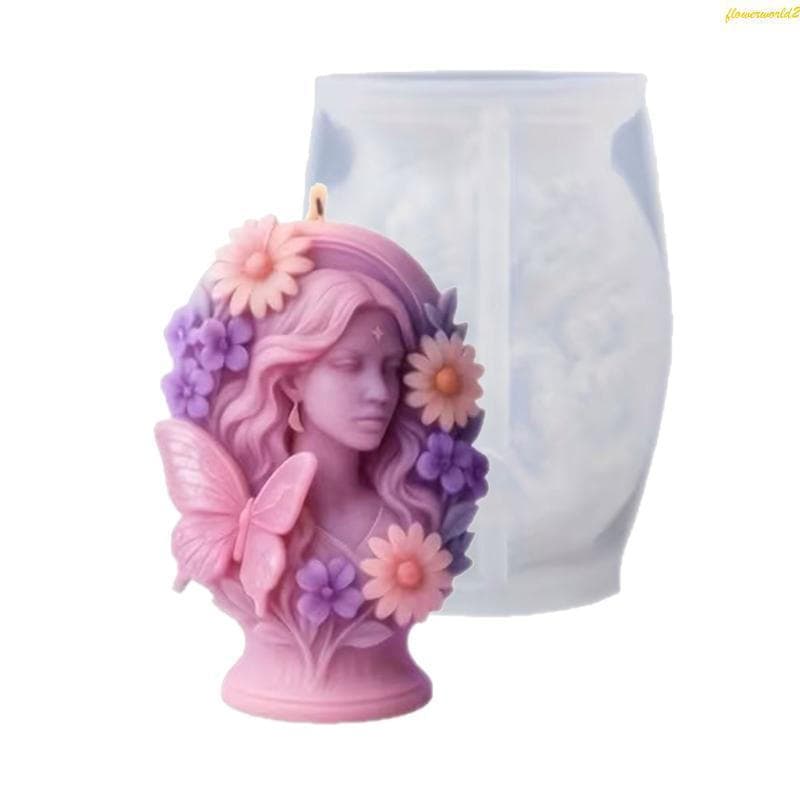 Molde Silicone Formato Menina Borboleta Para Entusiastas