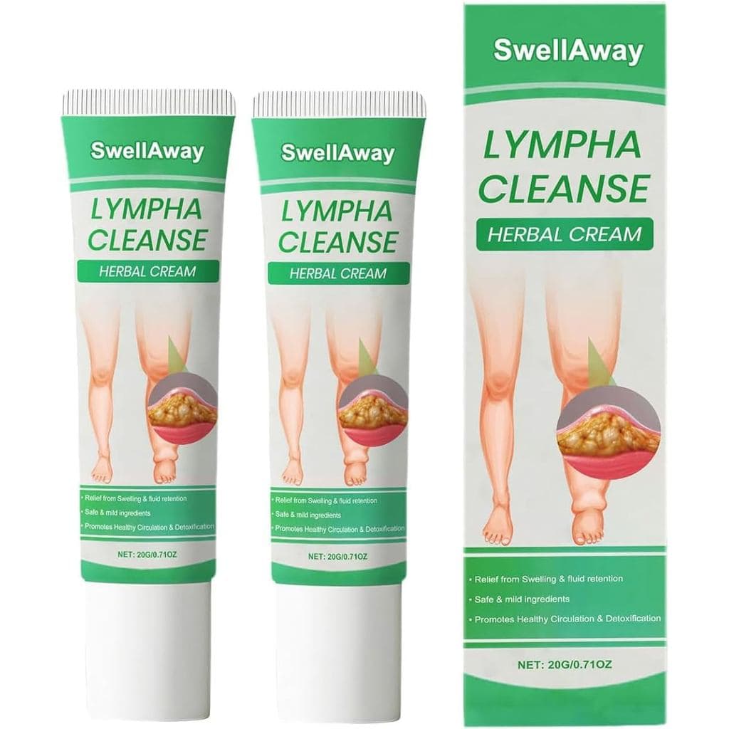 SwellawayLeg, SwellawayLymphatic, SwellAway, Alívio do Edema nas Pernas, Ingredientes, Para Todos os Tipos (2 Peças)