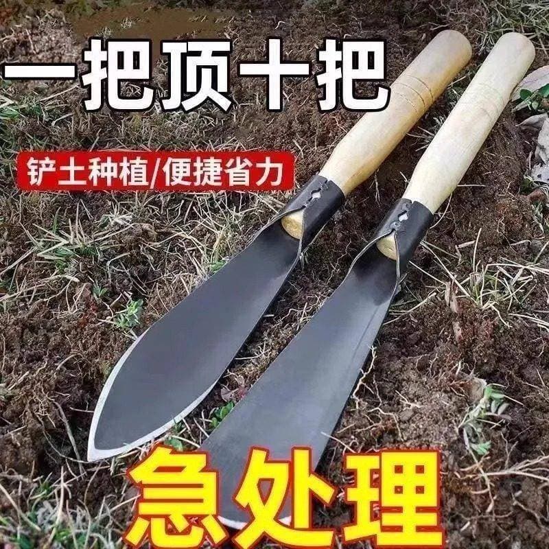 Ferramenta útil para plantio de vegetais, aço manganês, pá pequena para plantio de flores, plantio de flores, ferramenta